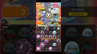 Pokemon Shuffle Mobile - How to clear Main Stage 92 Emolga without spending coins #shorts