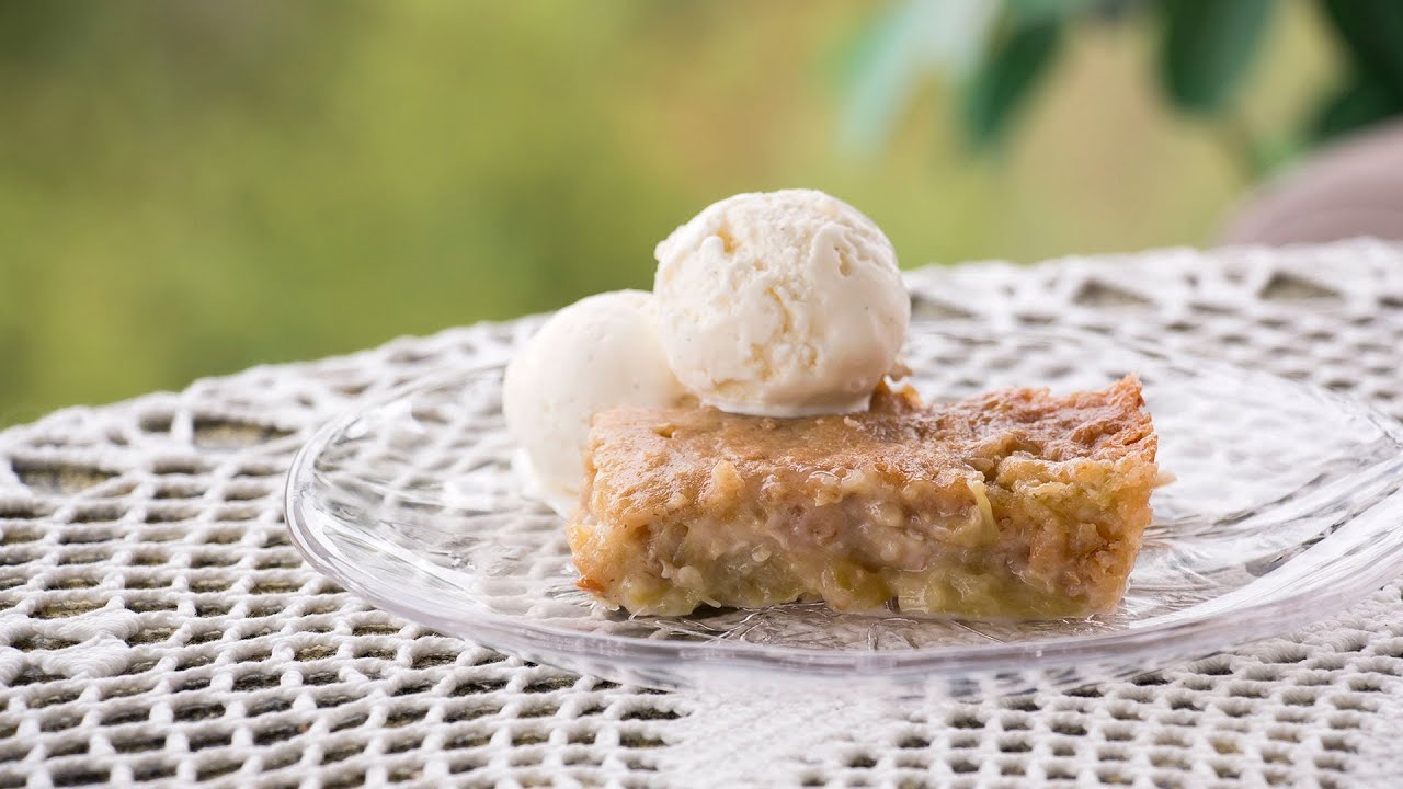 Delicious rhubarb pie YouTube