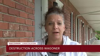 Wagoner residents survey damage after storms