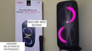 Osio Obt-8035 Review Gr - Με Ασυρματο Μικροφωνο