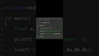 #64 | C Language Full Course | Coding Exercise65 #shorts #programming #coding