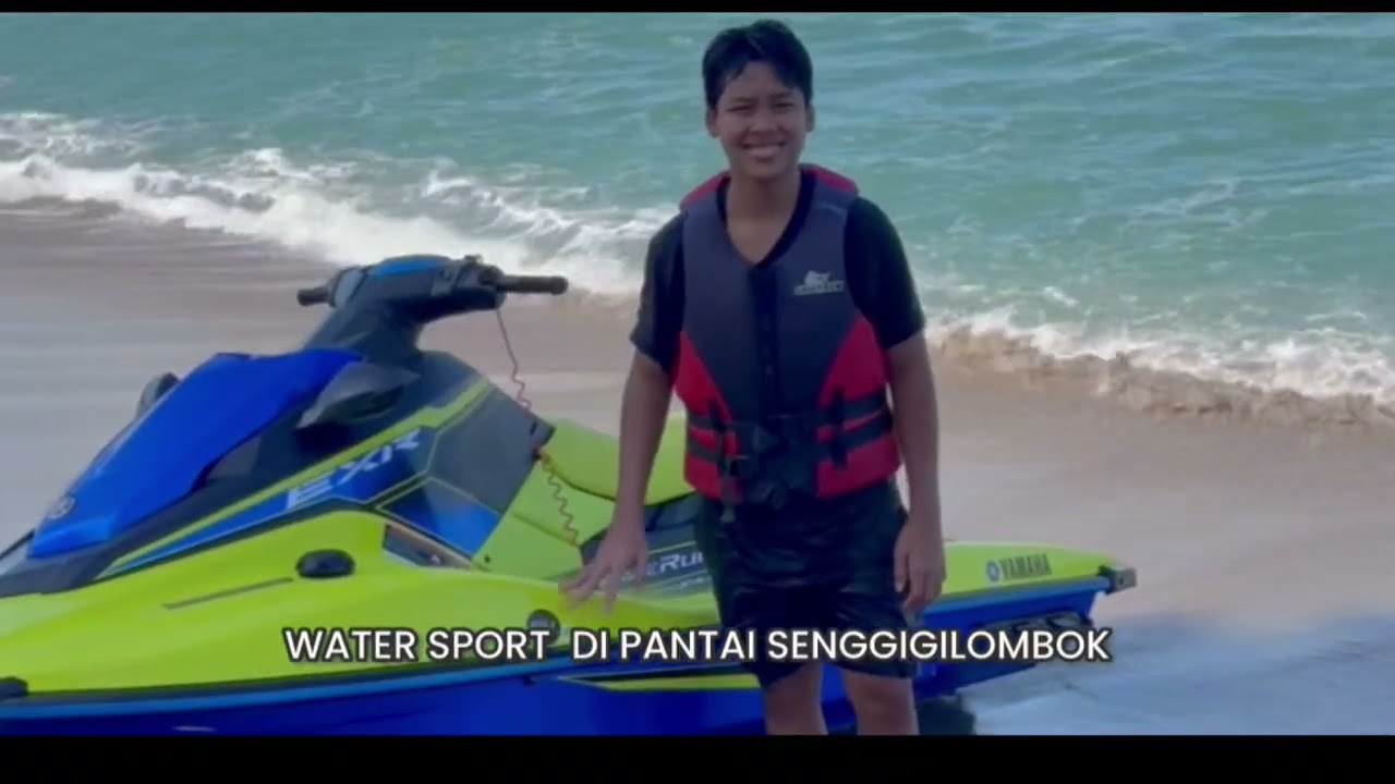 Trip Lombok | Water Sport Pantai Senggigi. Pantai Indah Alam Sempurna. Lupa Sama Bali.