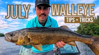 JULY WALLEYE TIPS that Work! (Full Summer Patterns)