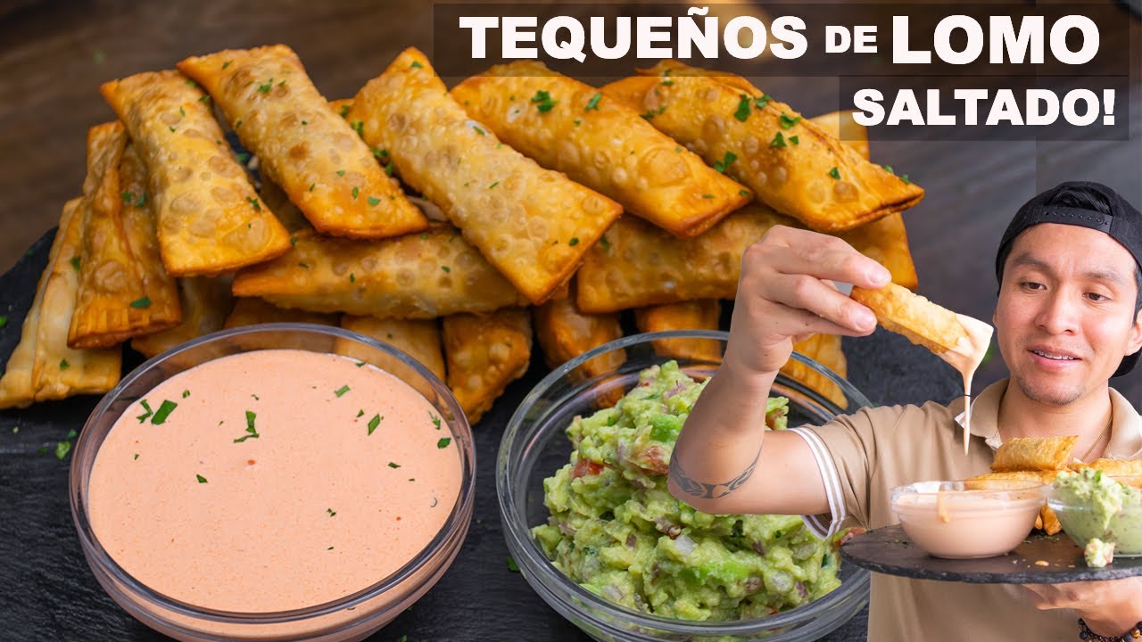 TEQUEÑOS DE LOMO SALTADO! 2 Salsas - Lo Que No Debe Faltar En Reuniones Familiares, Fiestas | Abelca