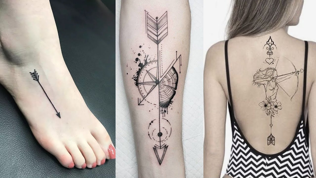 Arrow tattoo for woman