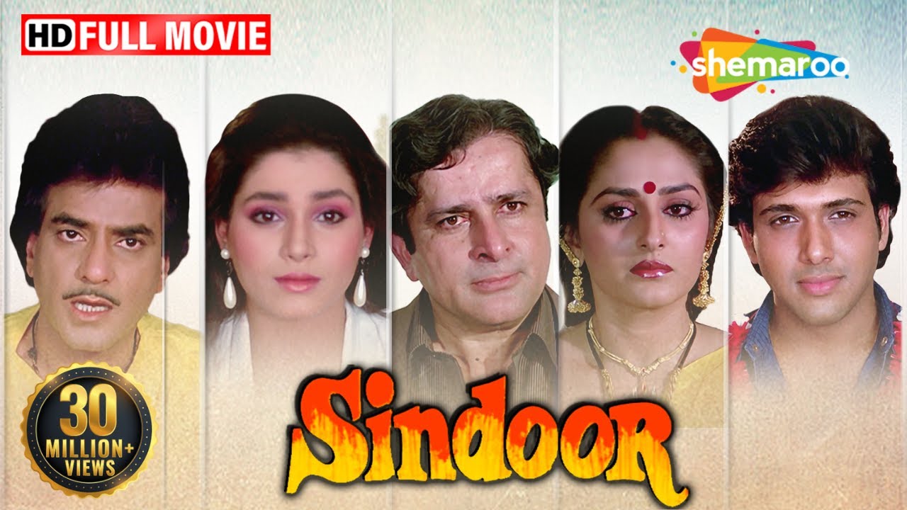 Sindoor 1987HD  Eng Subs Govinda   Jaya Prada   Neelam   Shashi Kapoor   Jeetendra  Hindi Movie