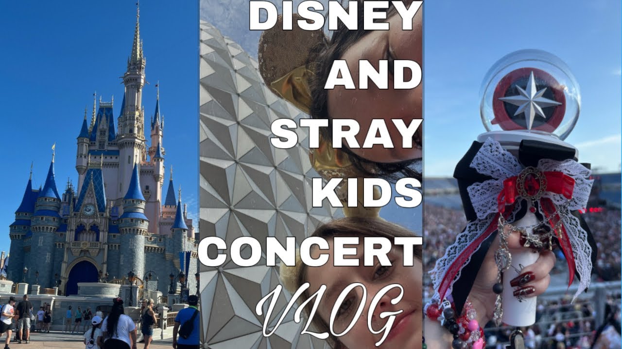 ORLANDO VLOG — DISNEYWORLD + STRAY KIDS CONCERT 