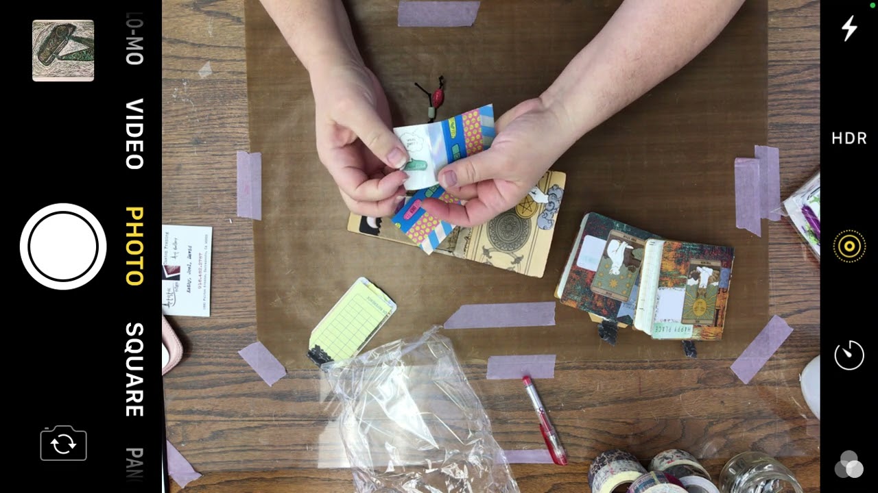 Tarot Themed Mini Travelers Notebook