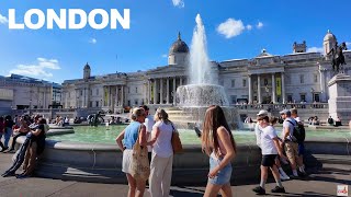 LONDON SUMMER WALK 2025 | TRAFALGAR SQUARE TO LEICESTER SQUARE | LONDON SUMMER VIBES