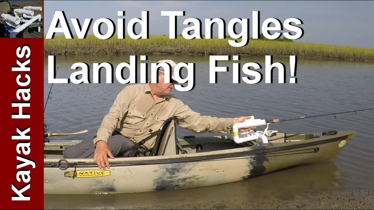 DIY Kayak Fishing Rod Holder - Horizontal Rod Holders 