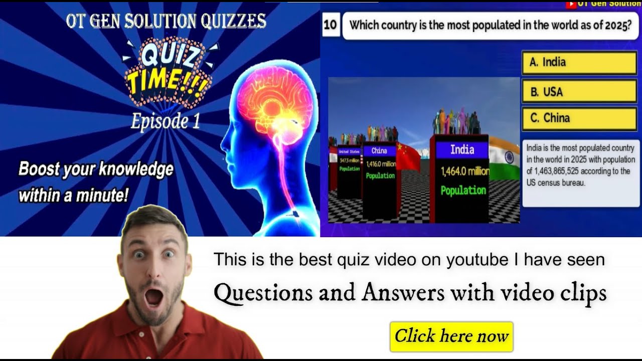 The Best Quiz Video on YouTube - YouTube