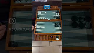 Vince vs Bob - EPIC #Backgammon CLASH [Point Works board]! 🎲🎲