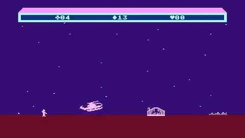 CHOPLIFTER BRODERBUND ATARI 8 BIT.