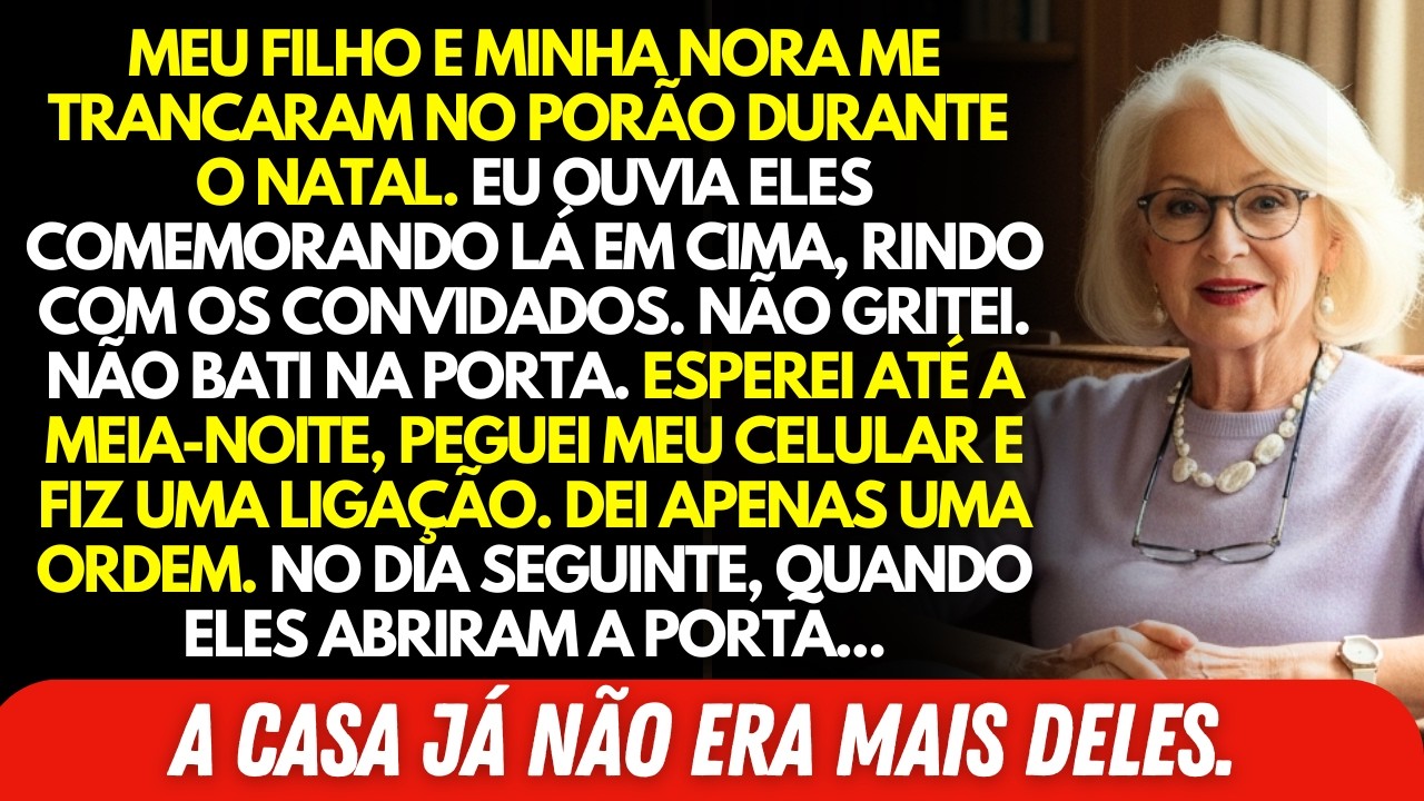 Meu Filho me Trancou no Porão na Noite de Natal. Fiz Uma Ligação e Dei Uma Ordem. No Dia Seguinte…