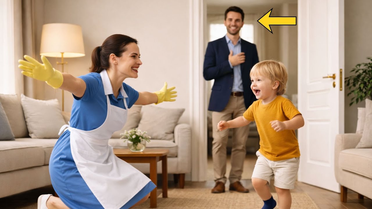 El millonario puso cámaras para vigilar a la niñera… y descubrió lo que realmente importaba...