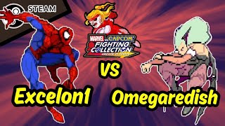 MvC2: Excelon1 (Various Low/Mid Tier) vs Omegaredish (Morrigan/Bison/Ken)