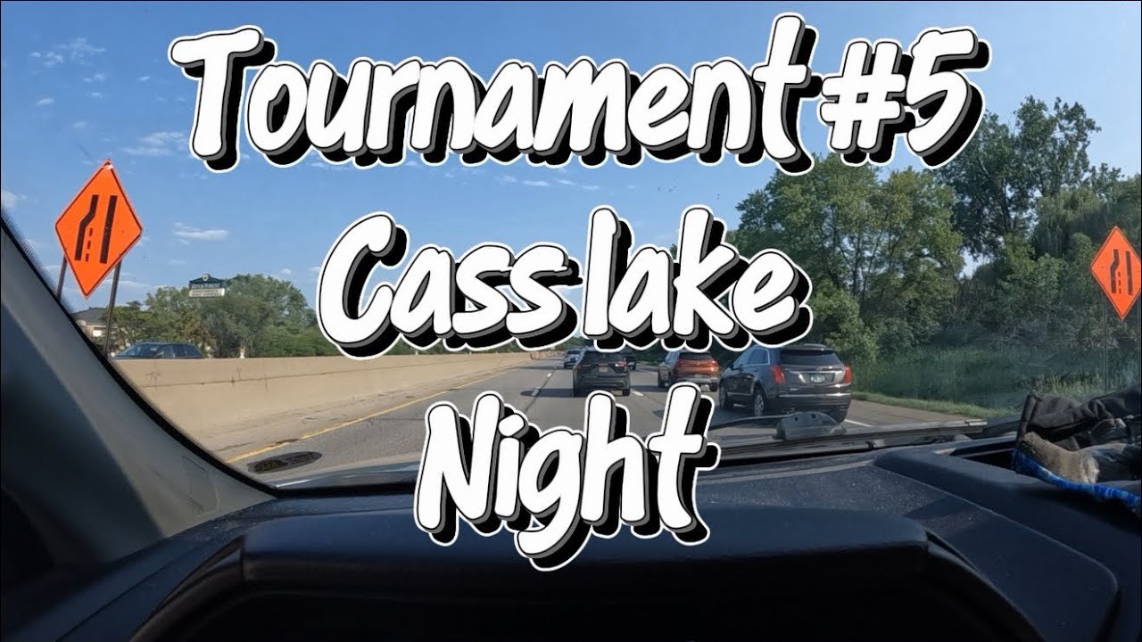 Bass fishing tournament #5 Cass Lake