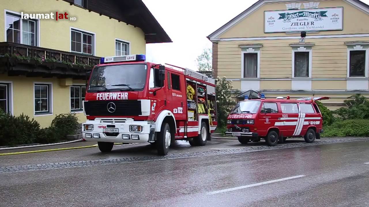 Großeinsatz bei Brand in einem Gasthaus in Taiskirchen im Innkreis