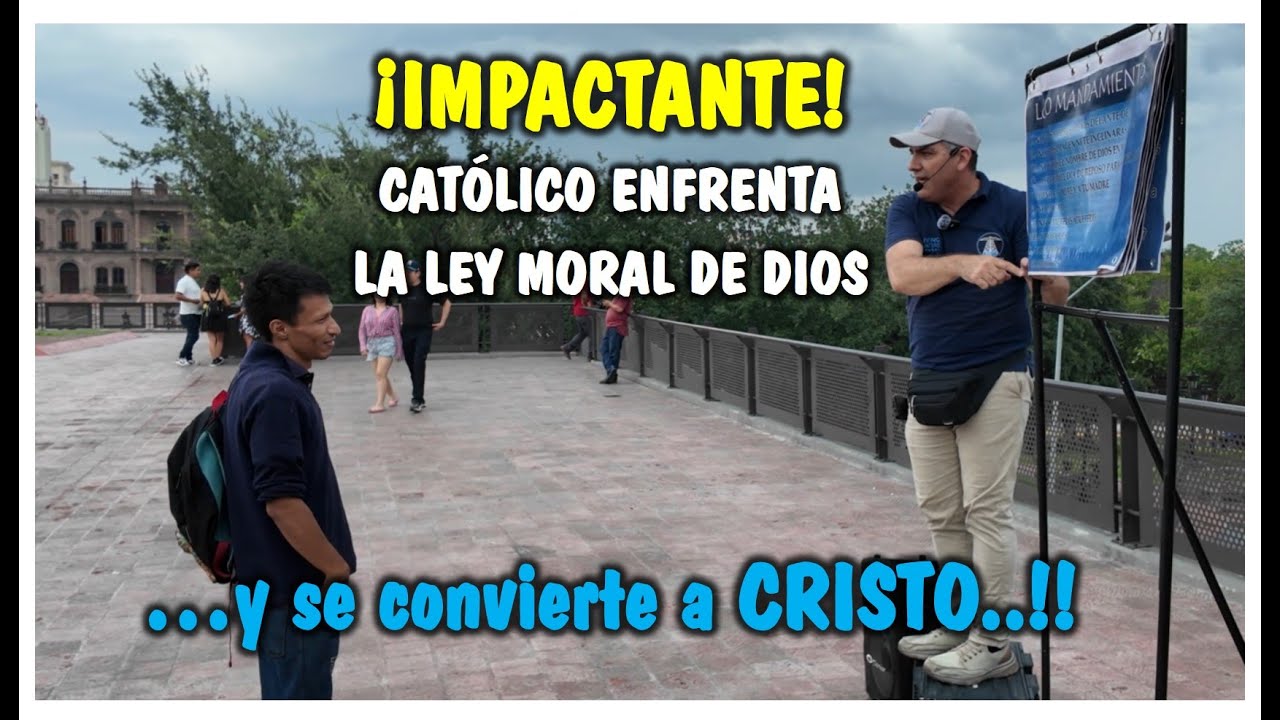 CATÓLICO es confrontado por los DIEZ MANDAMIENTOS..!!