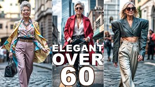Elegant Style for Mature Women | Over 60 Fashion | How to look Elegant over 50, 60, 70+
