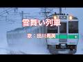 雪舞い列車 田川寿美