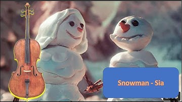Sia - Snowman (OFFICIAL CELLO VIDEO)