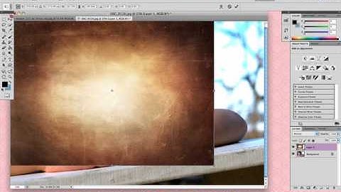 Using textures in photoshop using layer mask