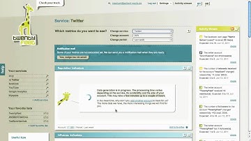 Add your twitter account with (and not without) OAuth to get more data