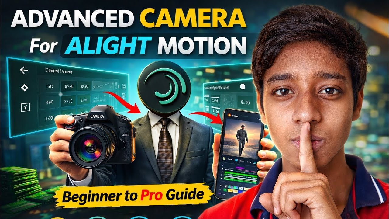 Master alight motion Camera in 2 Minutes | Beginners Tutorial - YouTube