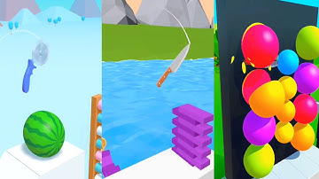 Slice Master | Slice It | Slice All - All Levels Gameplay Android, iOS