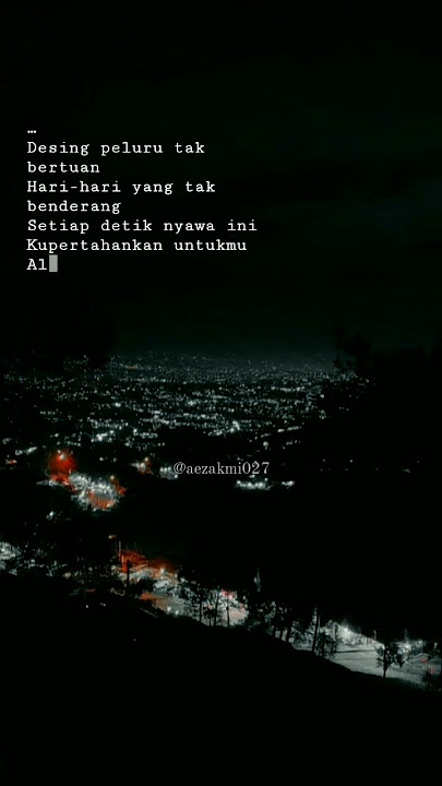 story wa 'SID' sunset di tanah anarki