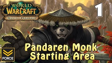 Mists of Pandaria: Pandaren Monk Starting Area Gameplay #1 (World of Warcraft)