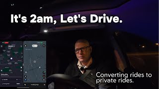 Uber Driver Chronicles: When is the best time to drive for Uber? It's 2am! Let's Drive.