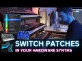 Switch patches in your hardware synths  samplers with sound variations  presonus studio one