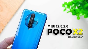 POCO X2 MIUI 12.5.2.0 New Update Download and Features 🔥🔥🔥