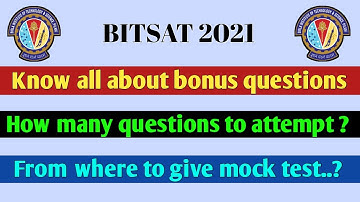 BITSAT 2021 - How many questions to attempt for 300+? |From where to give mock test?|Aayush Mundra