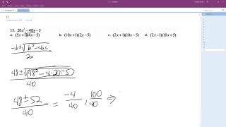 20x^2 - 48x - 5 factor the following polynomial completely