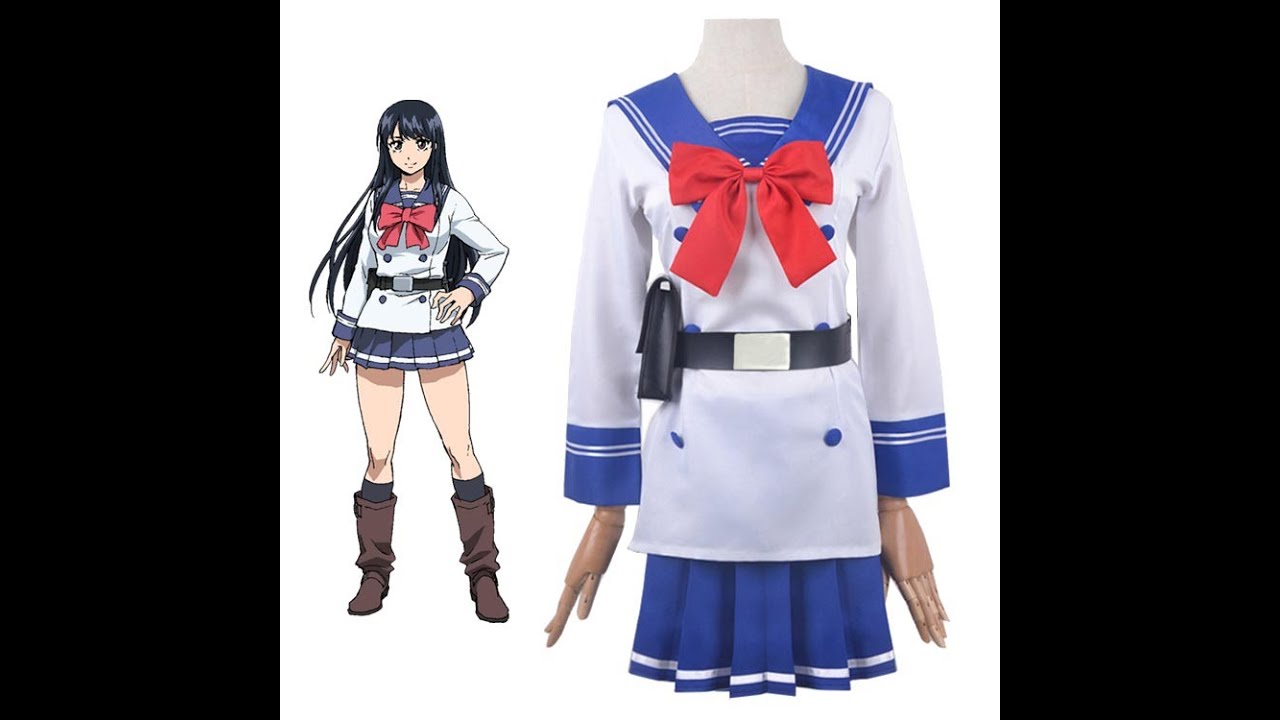 Takerlama High Rise Invasion Yuri Honjo Cosplay Costume Tenkuu Shinpan