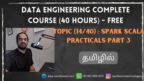 (14/40) Spark Scala practicals Part 3 | Data Engineering Course in Tamil