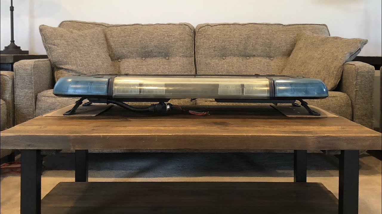 Federal Signal Vama Traffic Storm Light Bar, Italian Polizia di Stato