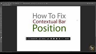 How To Fix Contextual Bar Position