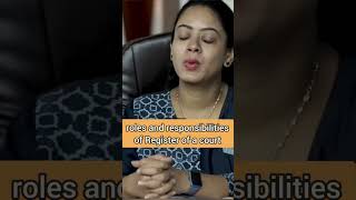 Roles And Responsibilities Of A Register In Court