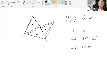 new method to judge if a point is inside of a polygon