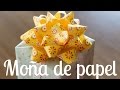 Moña de papel para envolver regalos