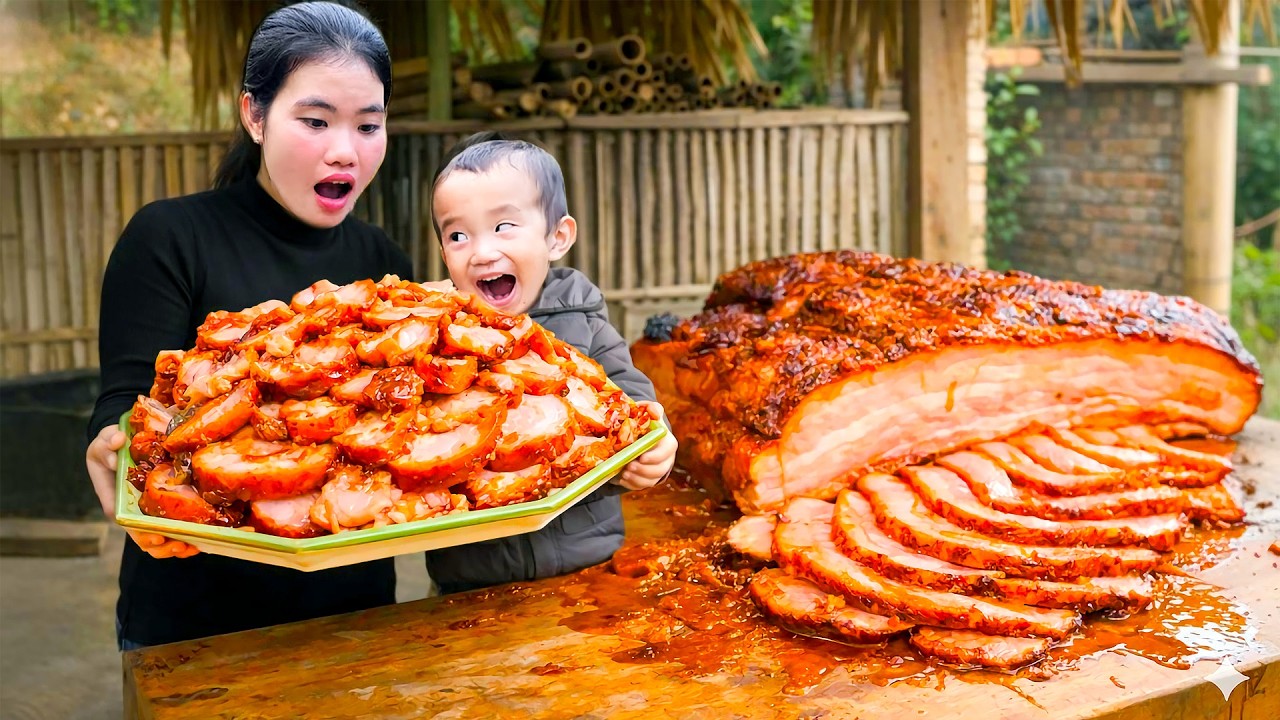 How to Cook Juicy and Crispy Fried Pig Trotters - Calling CEO Hung Working Far from Home