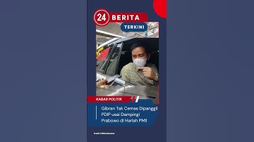 Gibran Tak Cemas Dipanggil PDIP usai Dampingi Prabowo di Harlah PMII #shorts