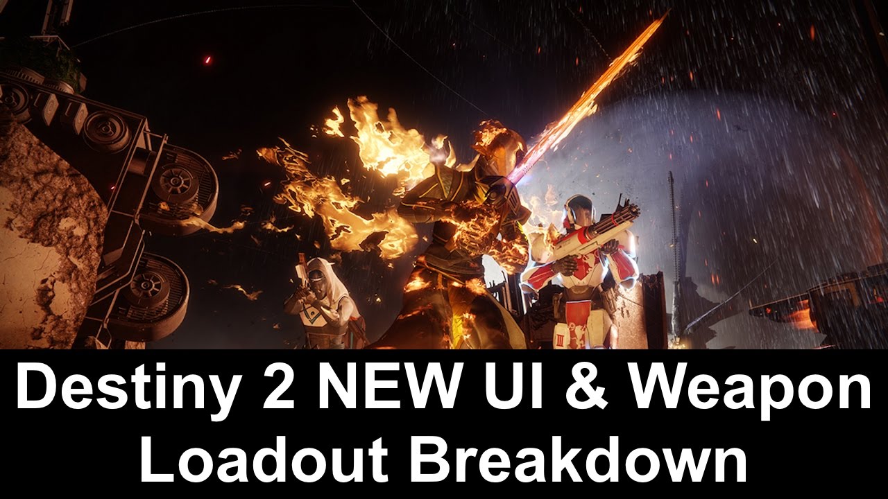 Destiny 2 - NEW User Interface & Weapon Loadout System (Kinetic, Energy, & Power Weapons) Breakdown