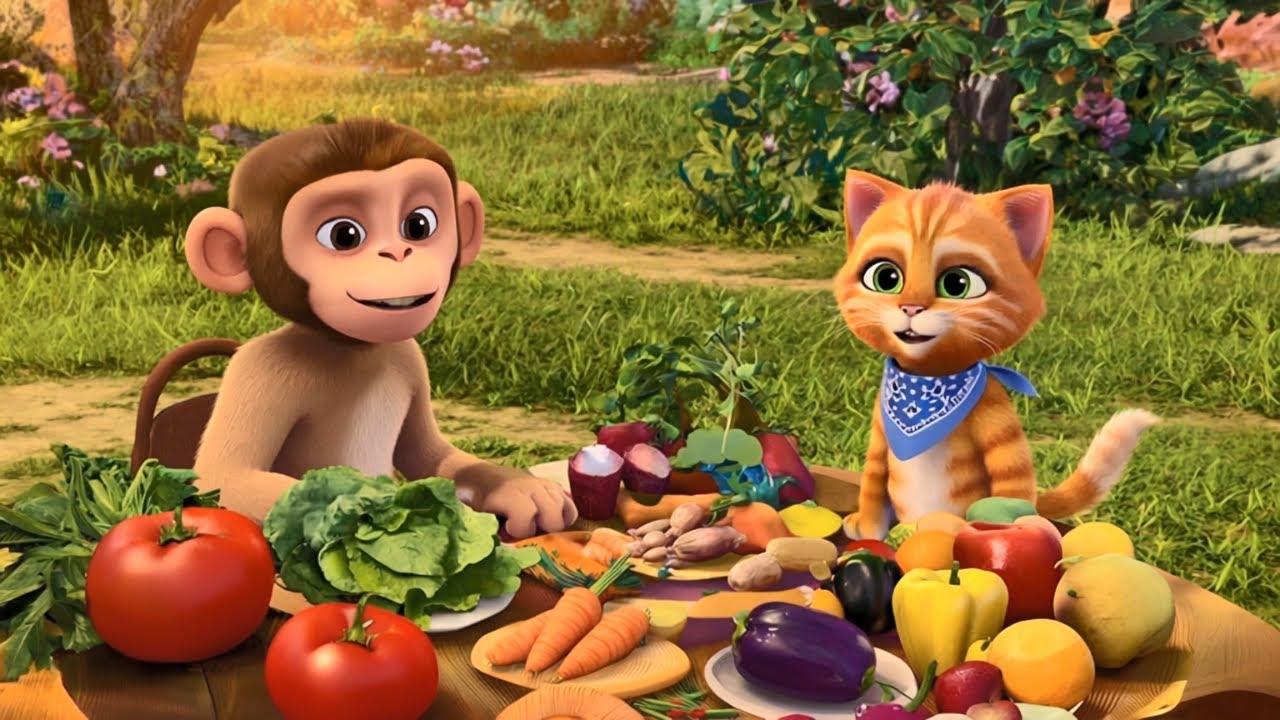 "Augļi un dārzeņi" | Piko un Brīnumu pasaule | Dziesmas bērniem latviešu valodā