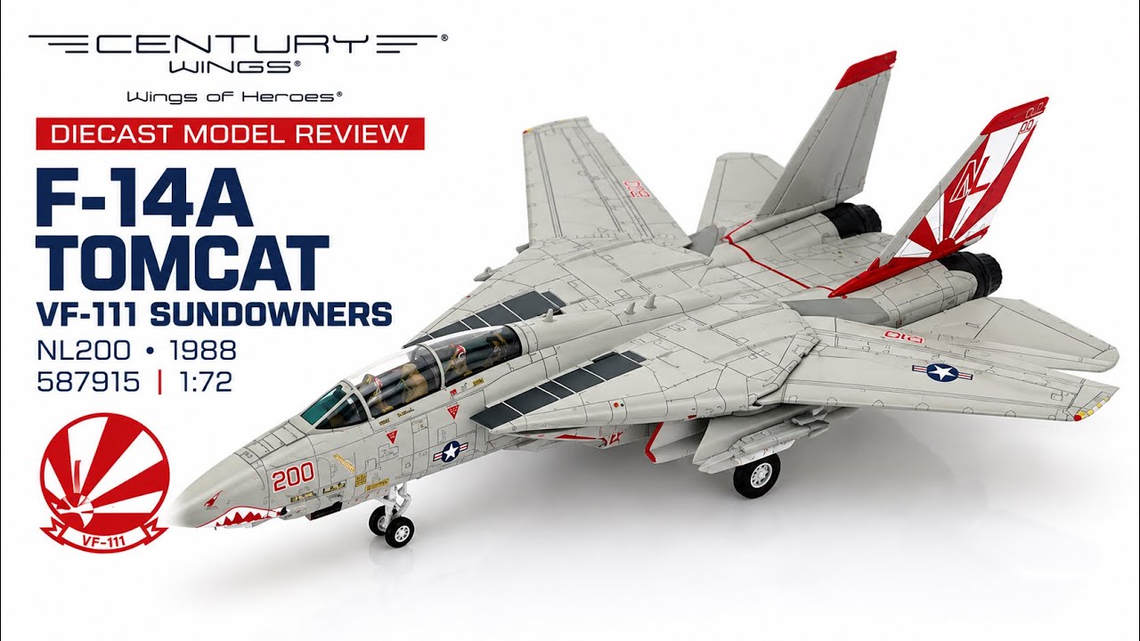 Century Wings F-14A TOMCAT VF-111 SUNDOWNERS NL200 1988 587915 | 1