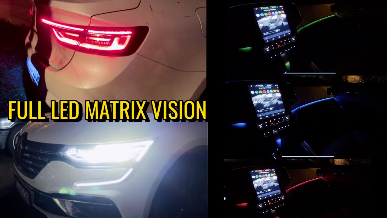 Renault Talisman Facelift Ambient Light and FULL LED MATRIX VISION - PRESENTATION